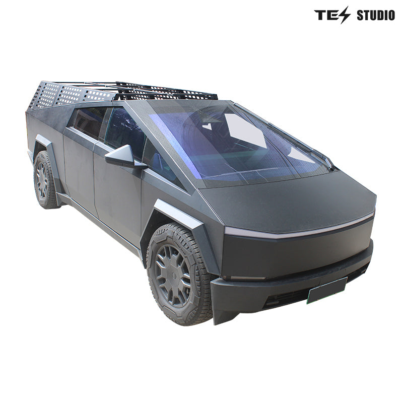 Tesstudio Overland Bed Rack For Tesla Cybertruck, Designed For Cargo And Camping Use