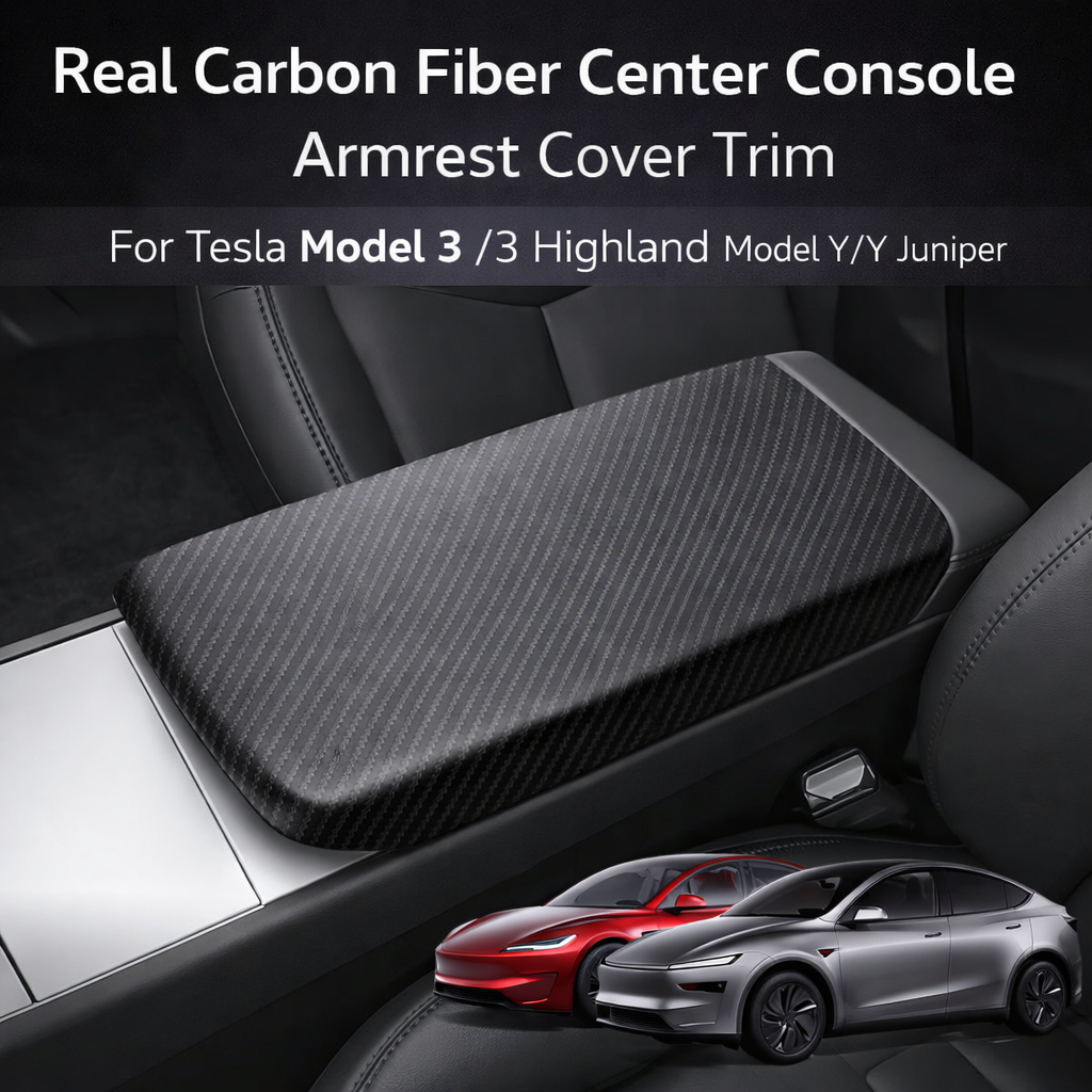 Tesla Carbon Fiber — interior aesthetic upgrade