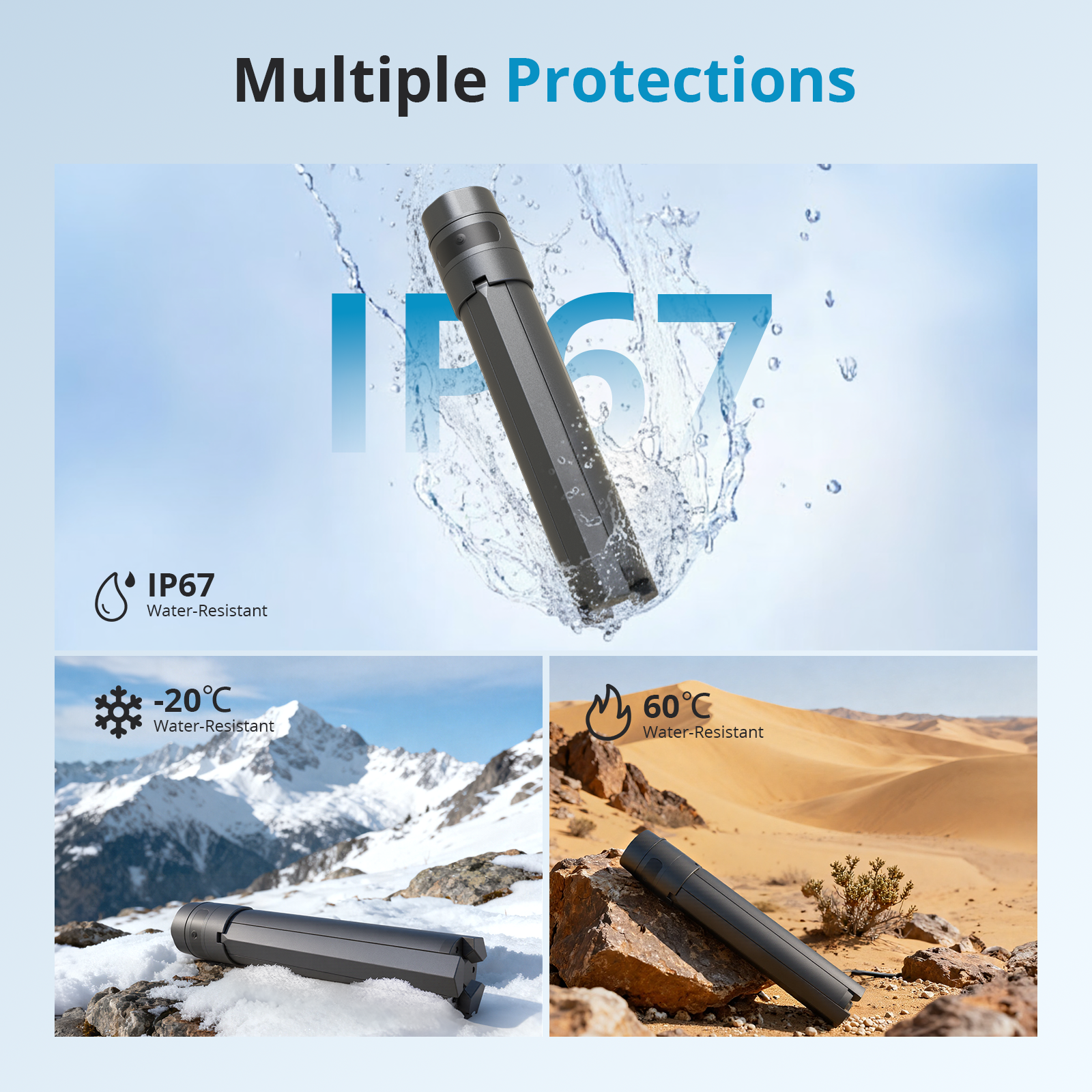 Tesstudio Rugged Starlink Power Hub IP67 Waterproof Dustproof Extreme-Temp Battery