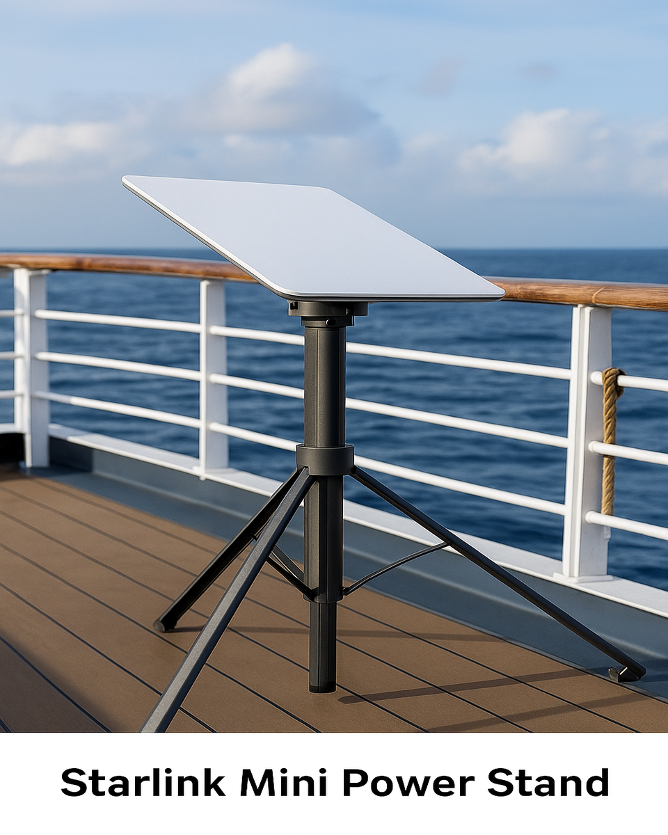 Tesstudio Starlink Mini Power Stand Stable Marine Boat Ocean Portable Connectivity