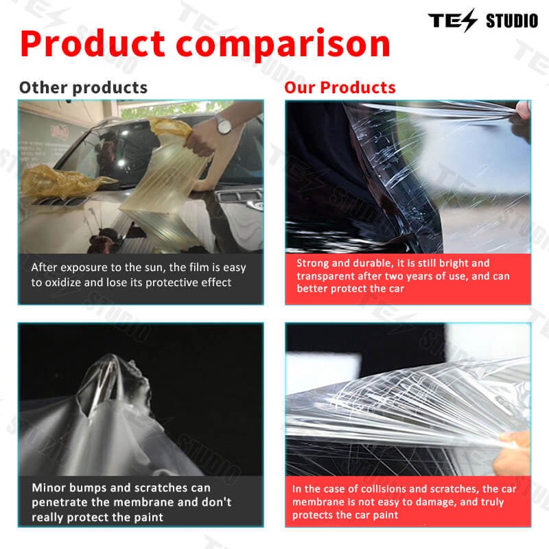 Tesstudio Tesla Accessories Cybertruck ppf TPU Invisible Full Car Paint Protection Film for Cybertruck