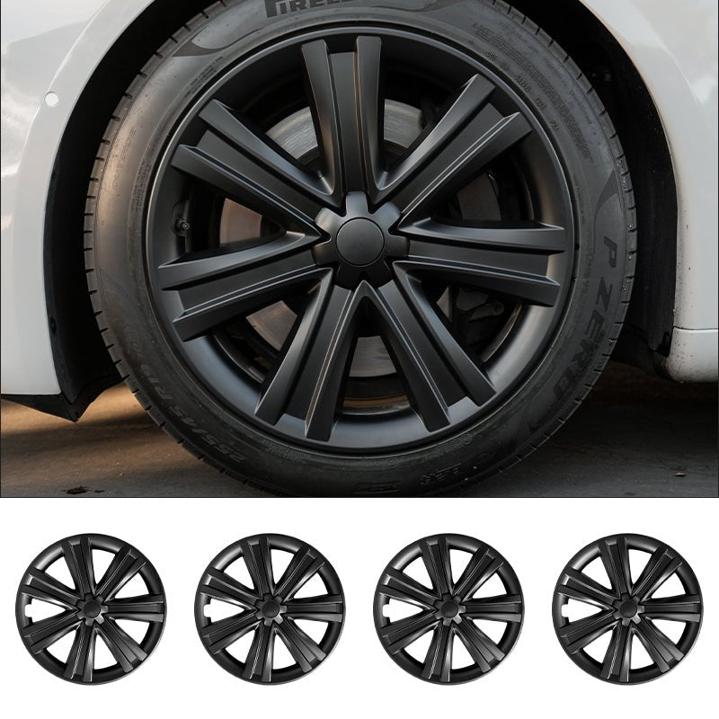 Tesstudio Tesla Model S /Model Y Wheel Covers 19'' Arachnid Style Model S Hub Cap Covers