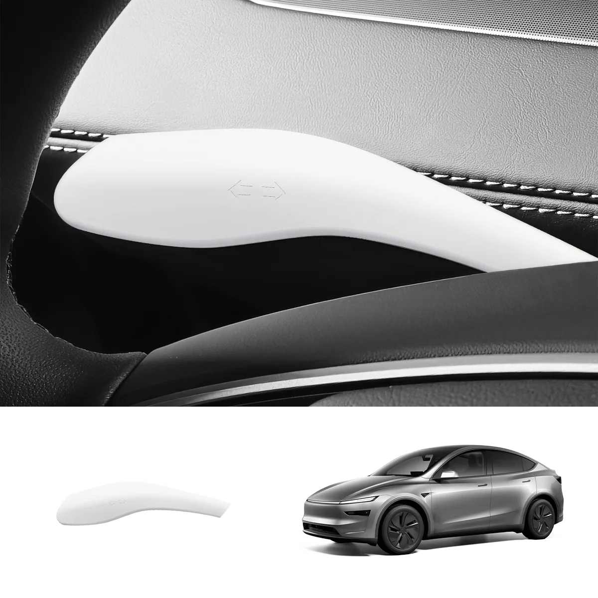White Interior Upgrade Kit For Tesla Model Y Juniper 2025+