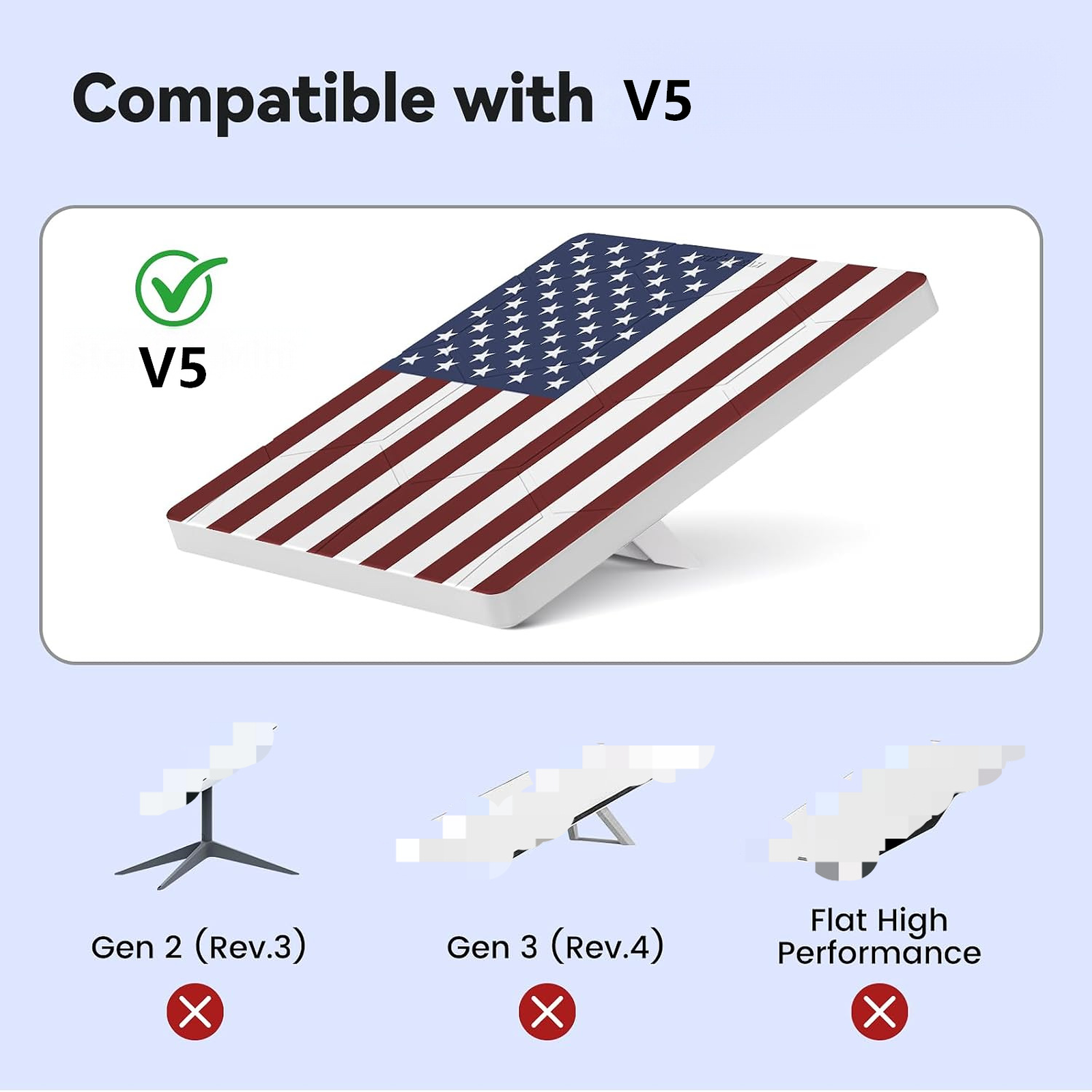 Starlink V5 Silicone Protective Case - U.S. Flag Design