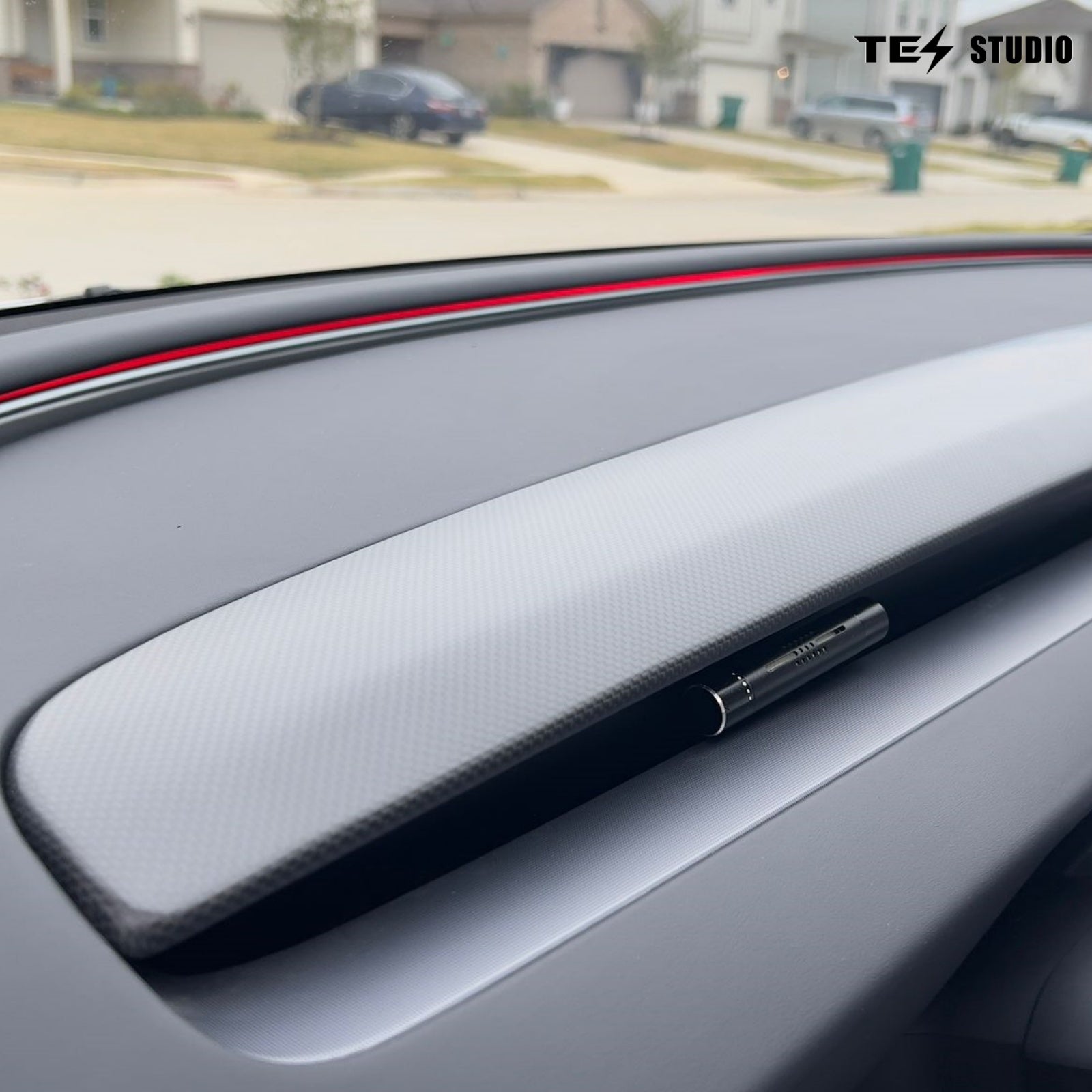 Carbon Fiber Dashboard Replacement For Model 3 Highland Tesstudio®