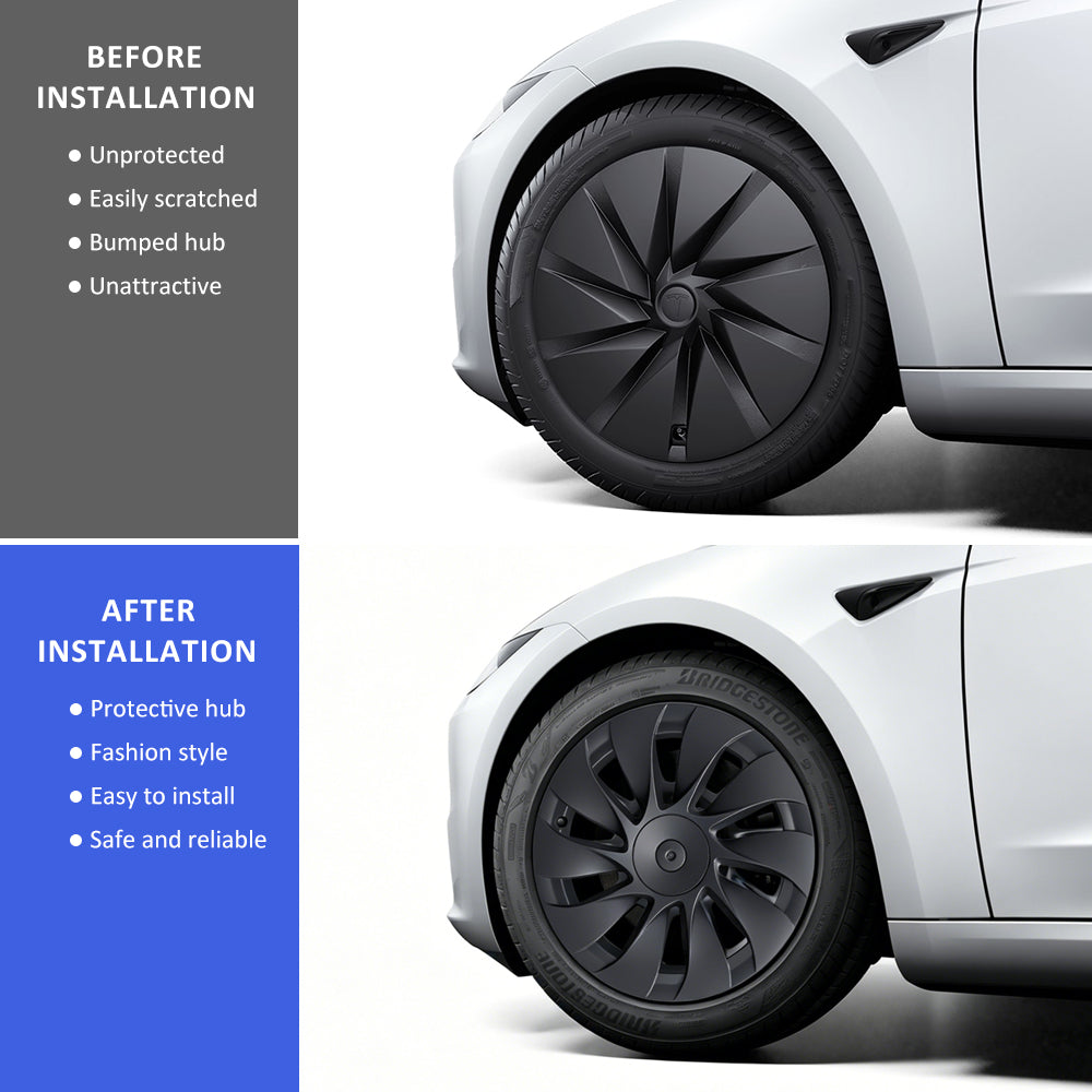 18-Inch Turbine-Style Wheel Covers for Tesla Model 3 Standard