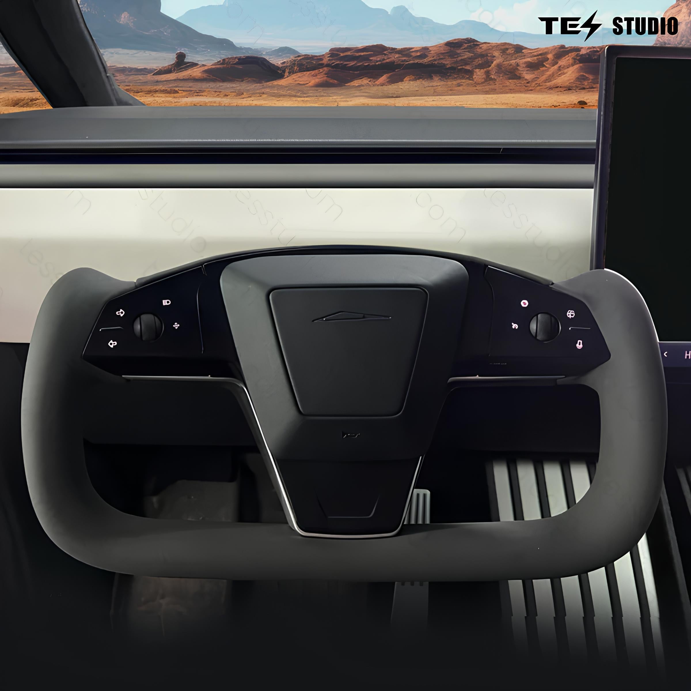 Cybertruck Yoke Steering Wheel