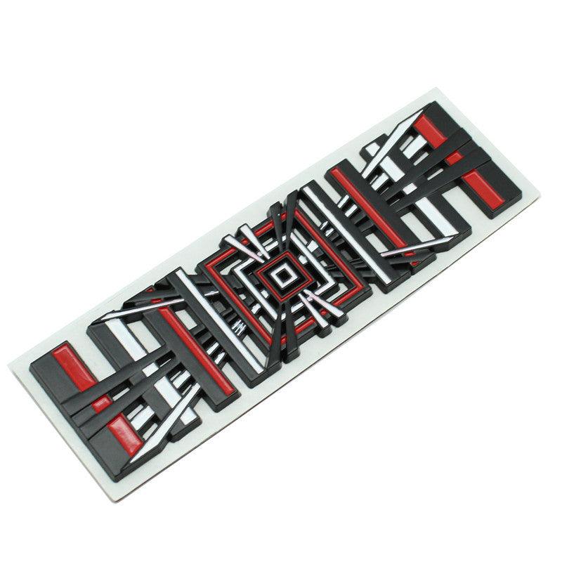 Plaid SpaceBalls Tribute for Tesla, Die-Cast Aluminum Badge Trunk Emblem - For All Tesla Models