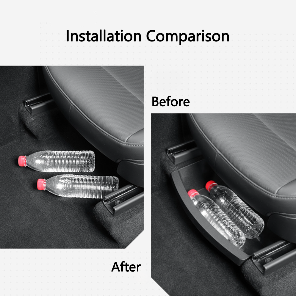 Front Row Under Seat Storage Box for Tesla Model Y 2021+