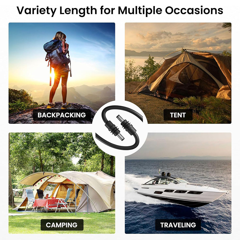 Starlink Mini 16AWG DC cable for camping RV outdoor and travel use