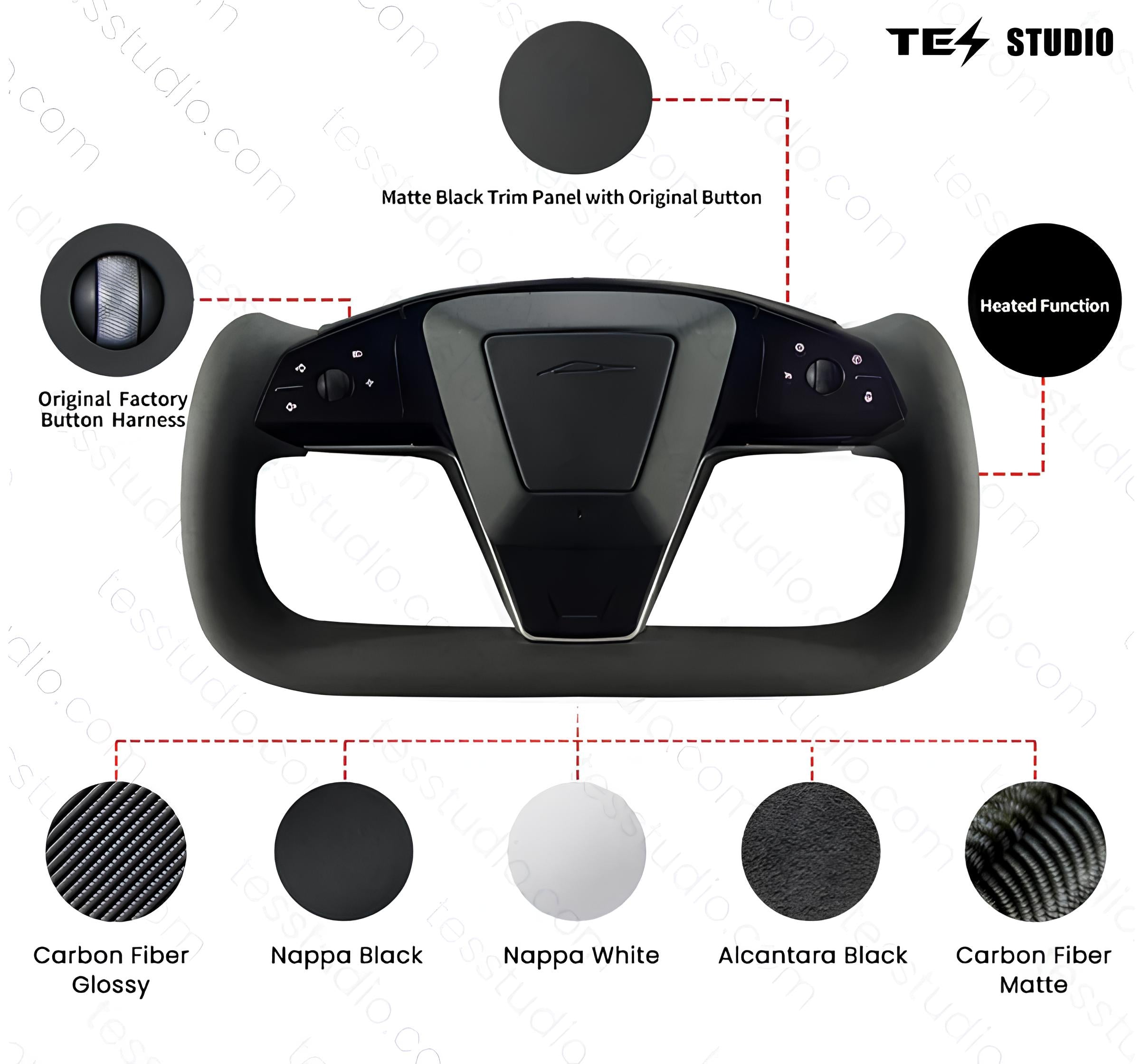 Cybertruck Yoke Steering Wheel