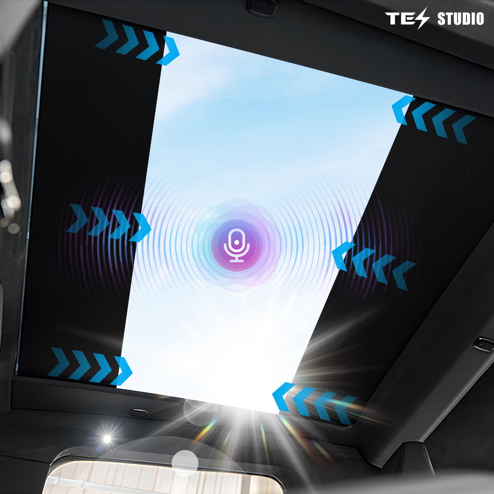 Tesla Cybertruck Electric Sunshade Cybertruck Powered Glass Roof  Sunshade Cybertruck Accessories Tesstudio®