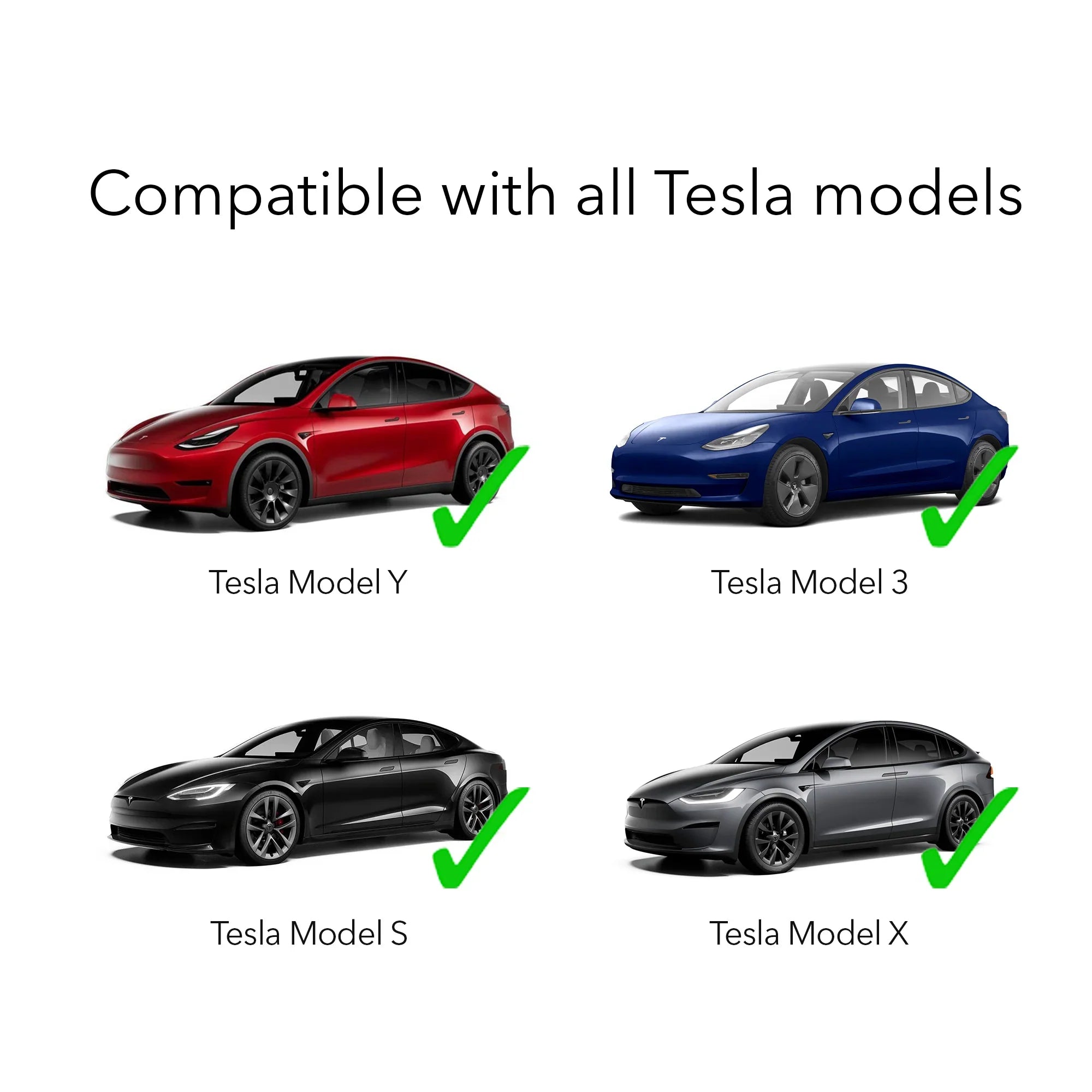 Tesla Model 3 / Y / S / X 48A EV Charging Extension Cable | One-Button Switch NACS 16FT