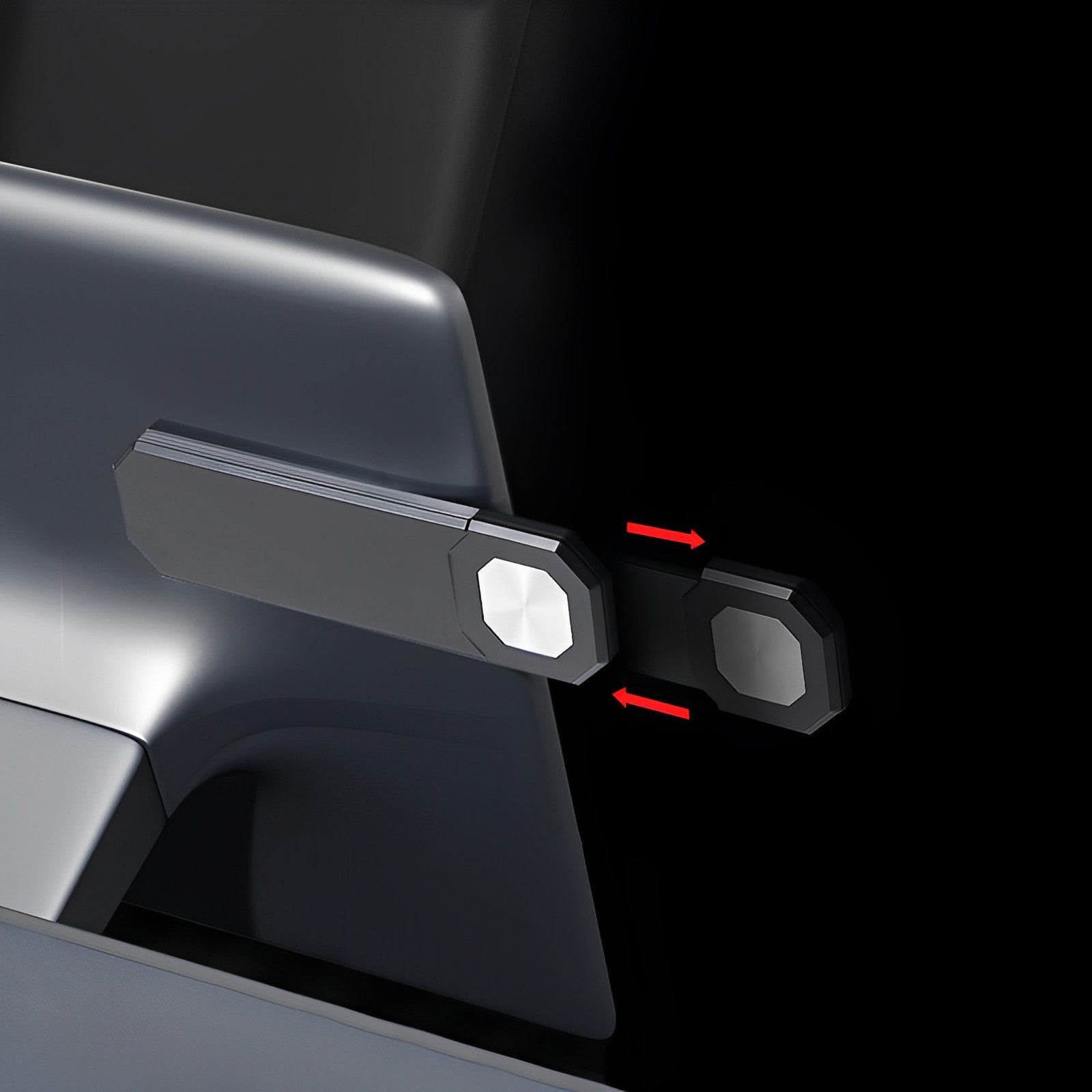 Magnetic Suction Phone Holder for Model 3/Y - Hidden Behind The Screen