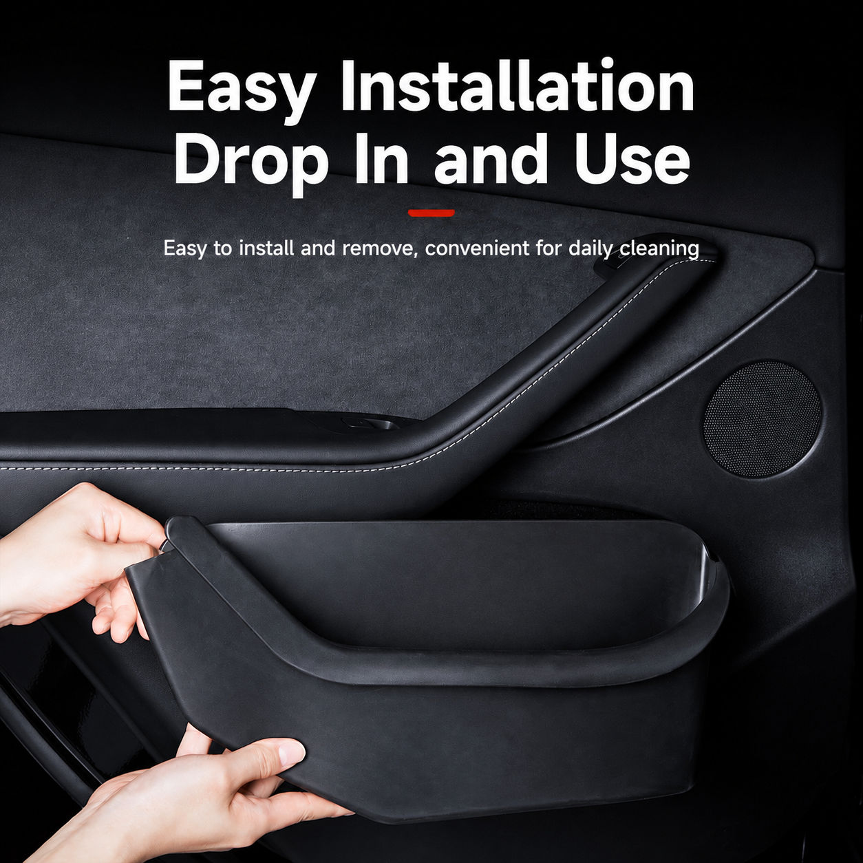 4-Pack Silicone Door Storage Box Set for Tesla Model 3 Highland / Model Y Juniper / Model Y L