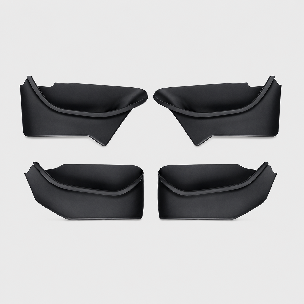 4-Pack Silicone Door Storage Box Set for Tesla Model 3 Highland / Model Y Juniper / Model Y L