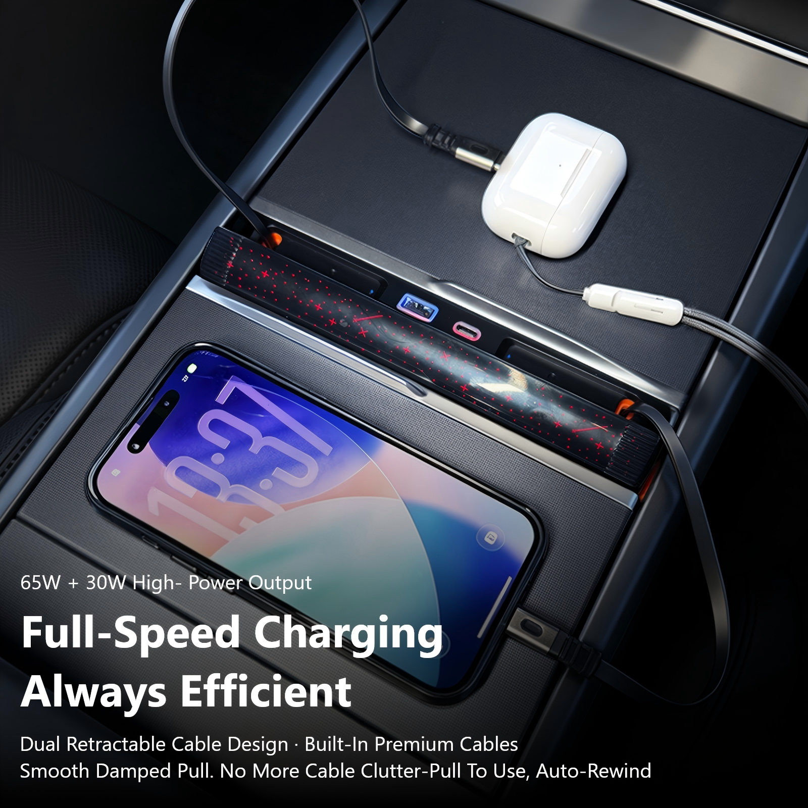 Galaxy Center Console USB Hub 2.0 for Tesla Model 3 Highland/Y Juniper/ Y L - Tesstudio