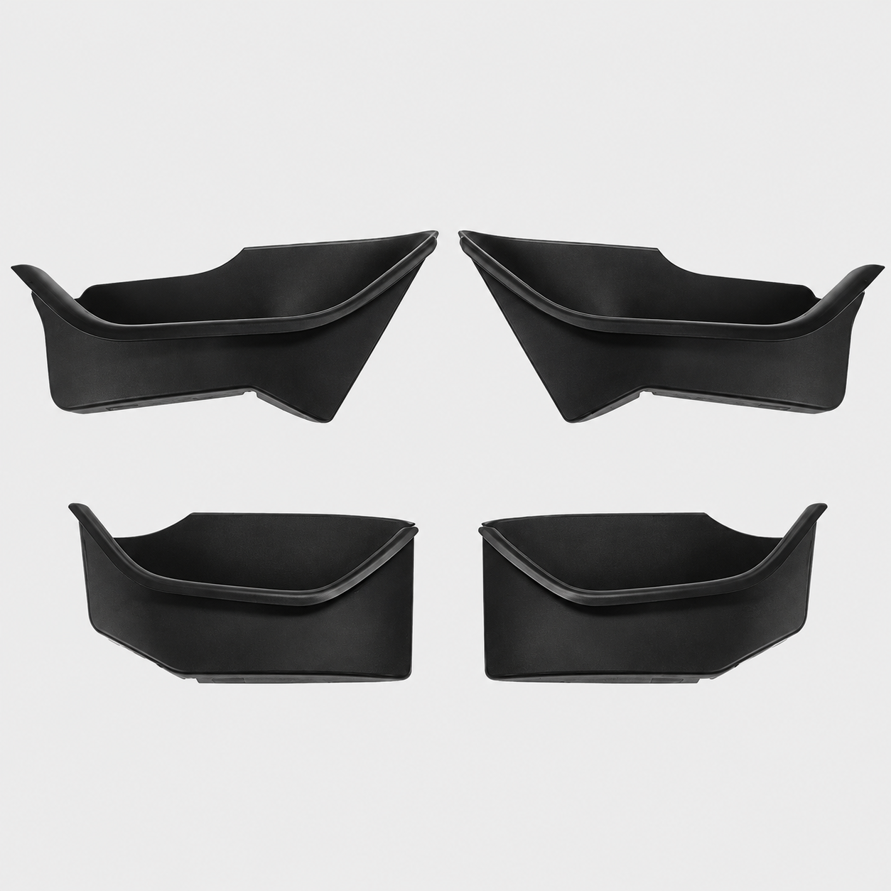 4-Pack Silicone Door Storage Box Set for Tesla Model 3 Highland / Model Y Juniper / Model Y L