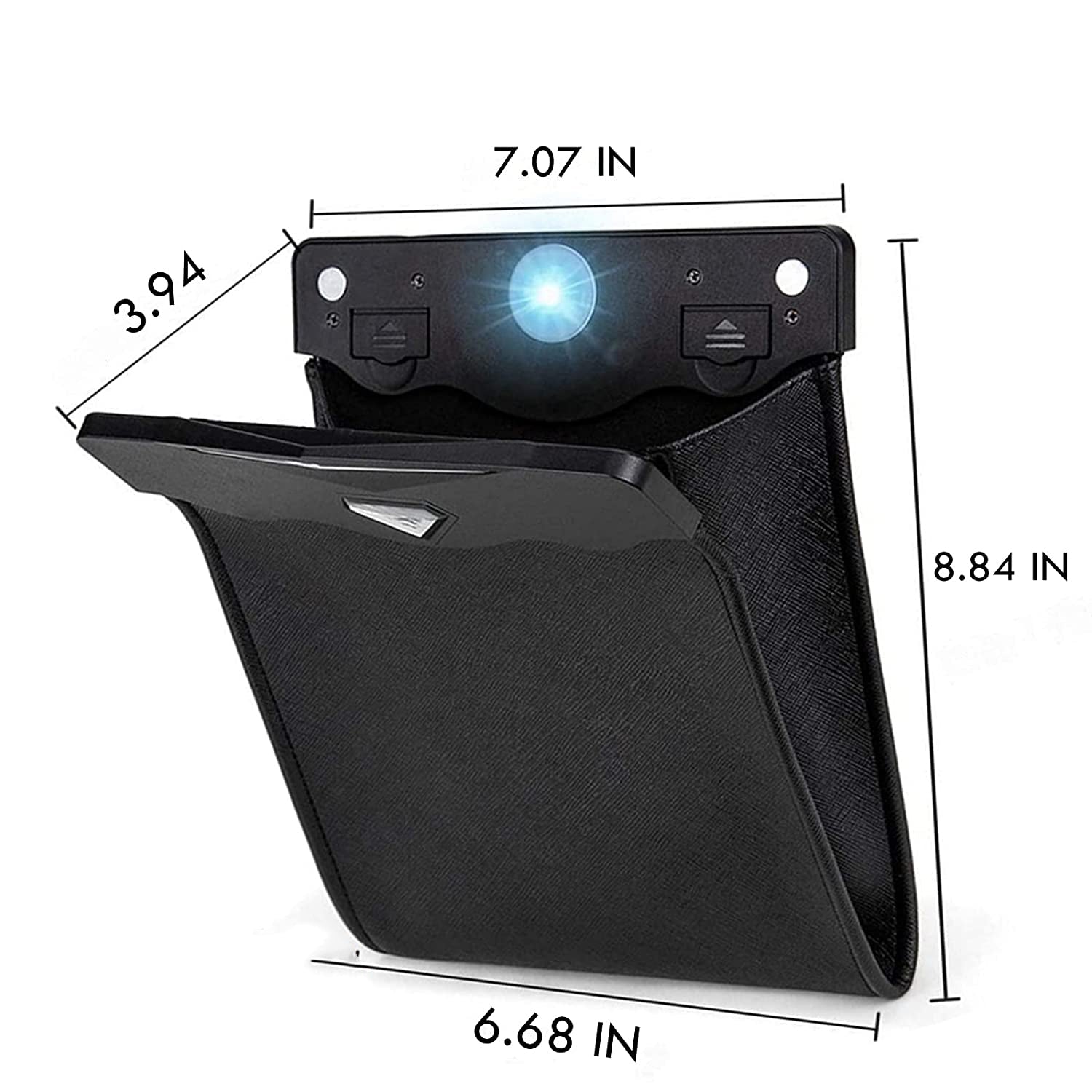 Model 3/Y/X/S LED Car Garbage Bag Seat Garbage Bag for Tesla