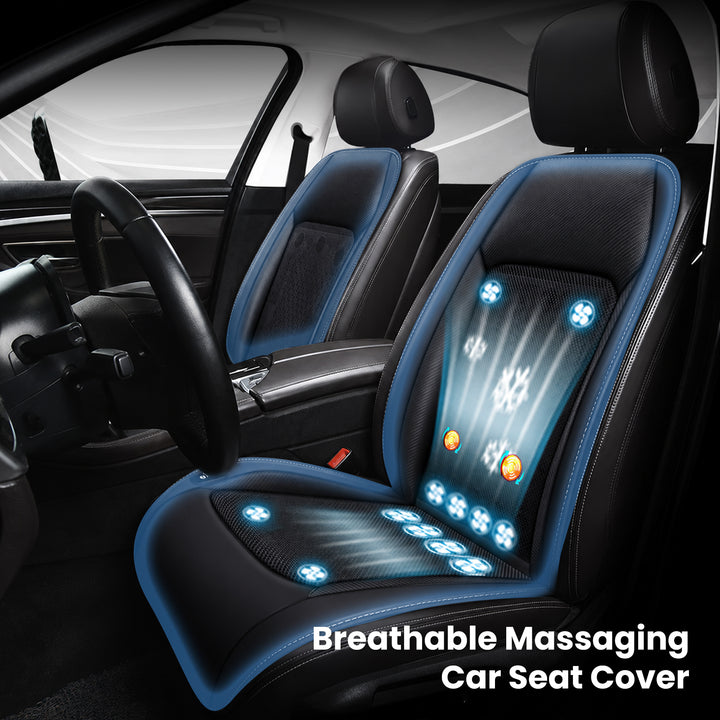 Breathable Massaging Car Seat Cover For Tesla Model 3/Y/3 Highland/Y Juniper/Cybertruck