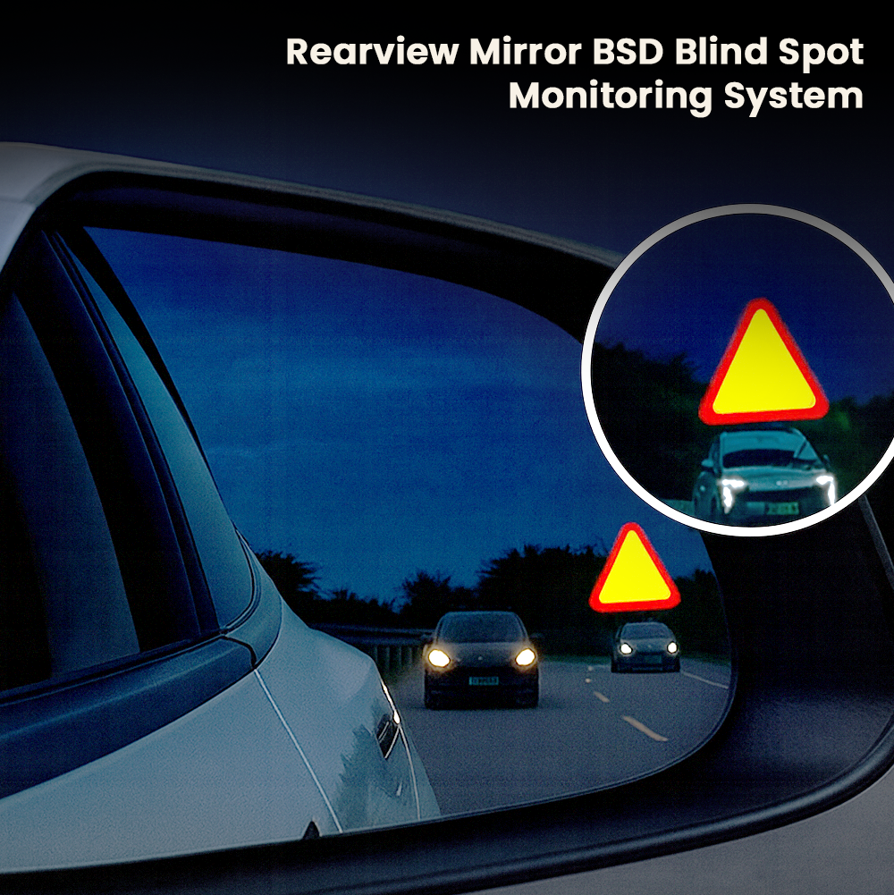 2026 BSD Anti-dizziness Side Mirror Blind Spot Monitor For Tesla Model 3/Y/3 Highland/Y Juniper