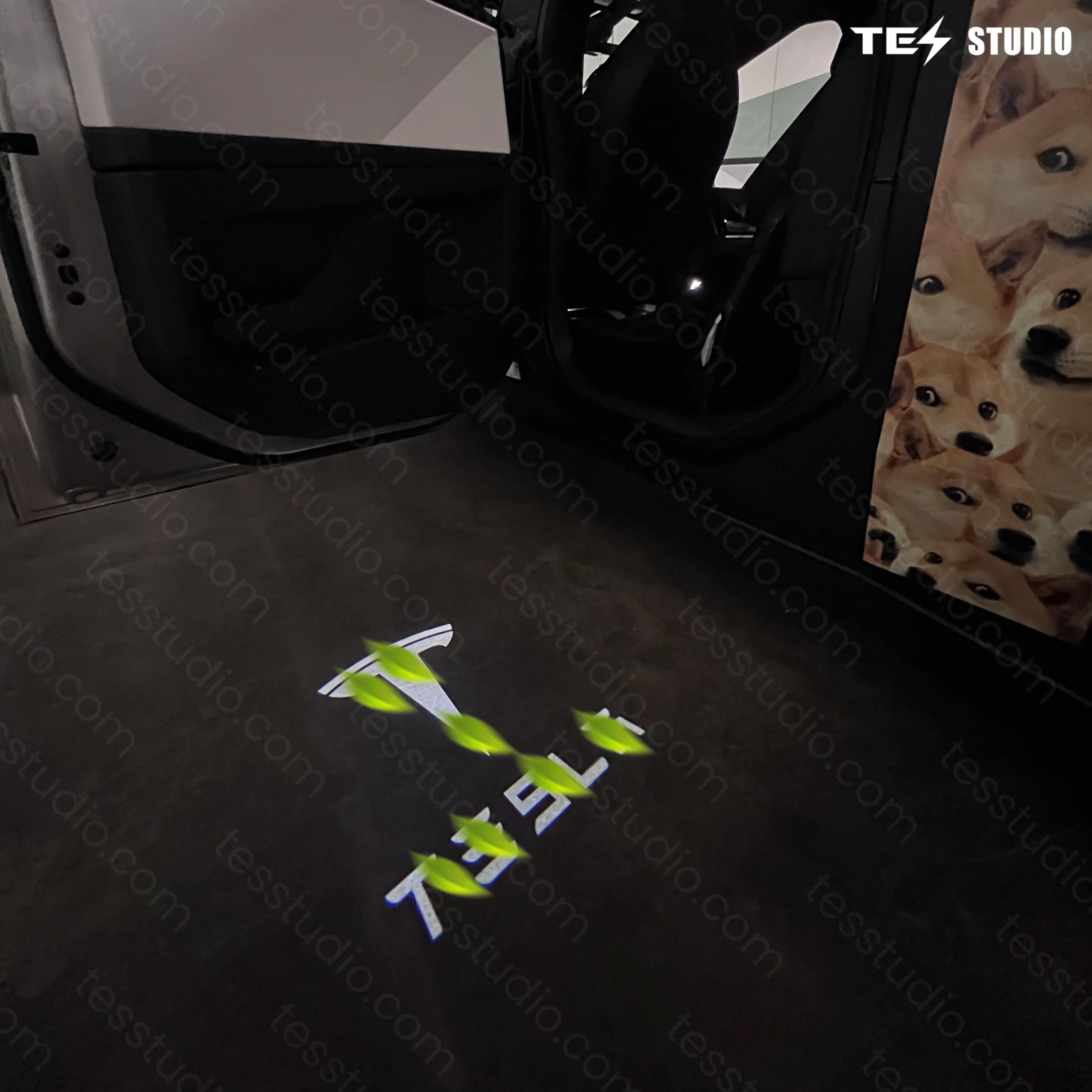 Projection Lights Cybertruck Welcome Puddle Lights For Tesla Cybertruck