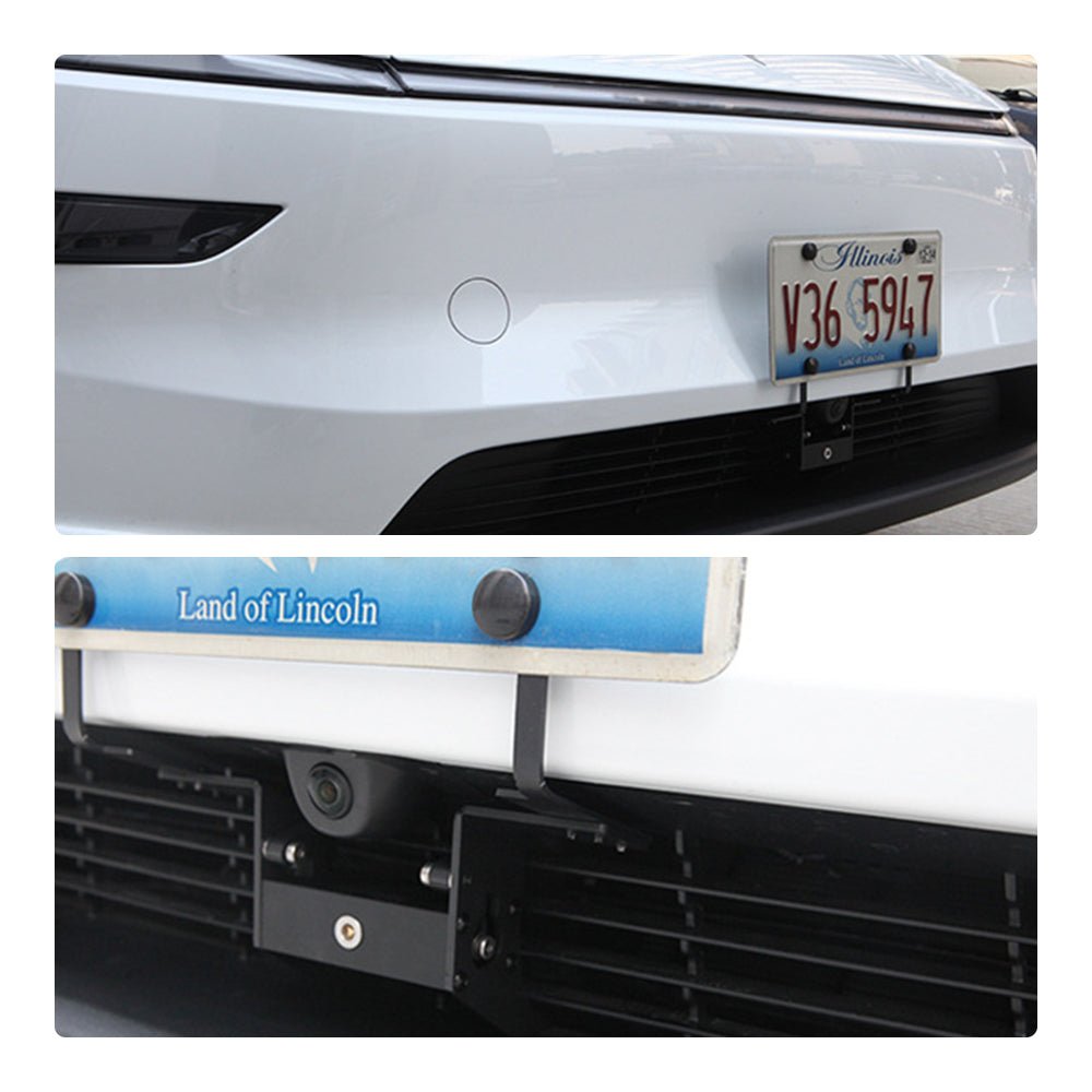 Model Y Juniper Front License Plate Holder | No-Drill, Anti-Theft Alum
