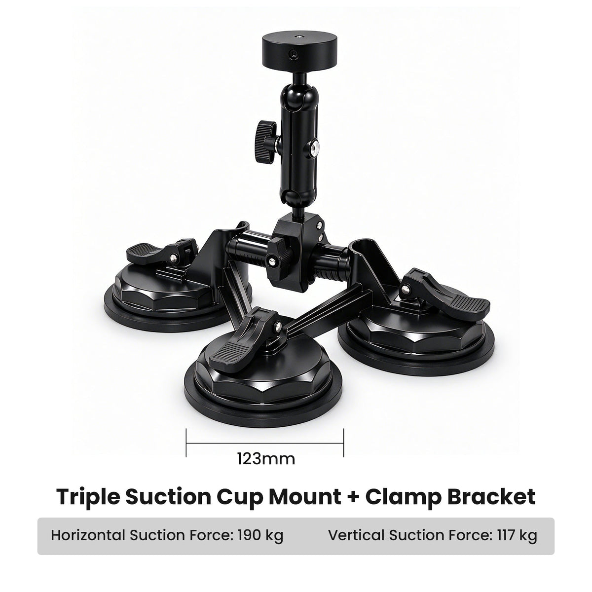 Starlink Mini Heavy-Duty Suction Cup Mount with Clamp