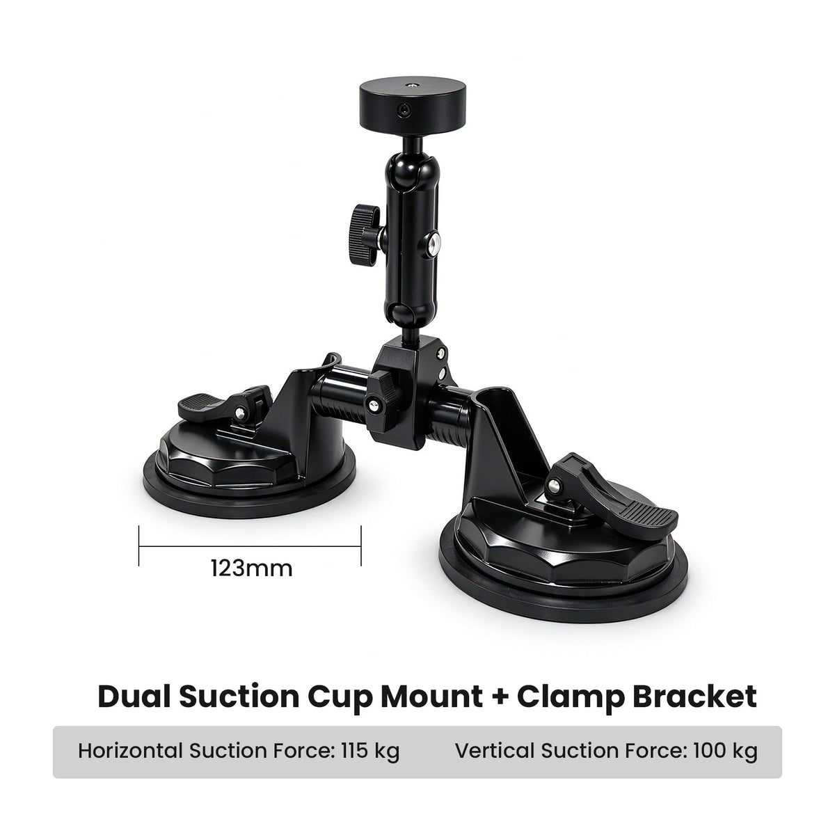 Starlink Mini Heavy-Duty Suction Cup Mount with Clamp