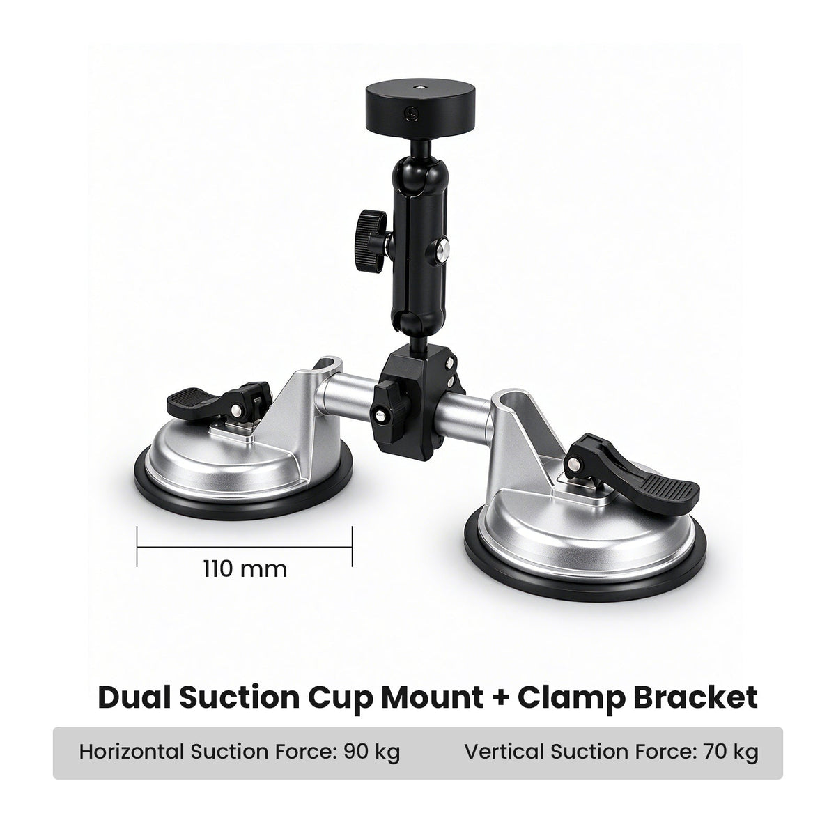 Starlink Mini Heavy-Duty Suction Cup Mount with Clamp