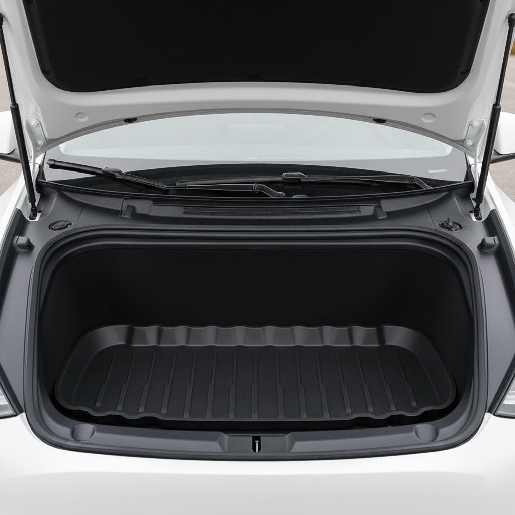 Tesla Model Y Standard TPE Front Trunk Mat | 3D Precision Fit Waterproof Frunk Liner