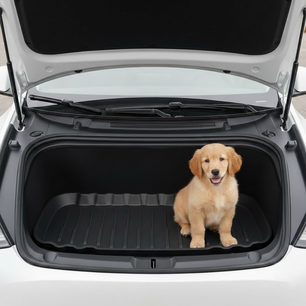 Tesla Model Y Standard TPE Front Trunk Mat | 3D Precision Fit Waterproof Frunk Liner