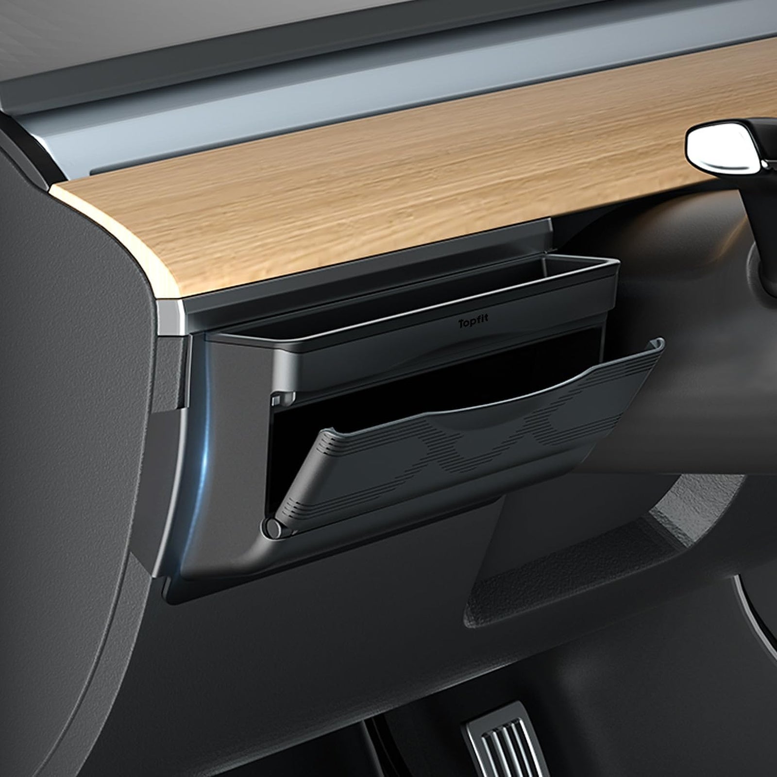 Tesla Model Y Dashboard Organizer Storage Box Accessories