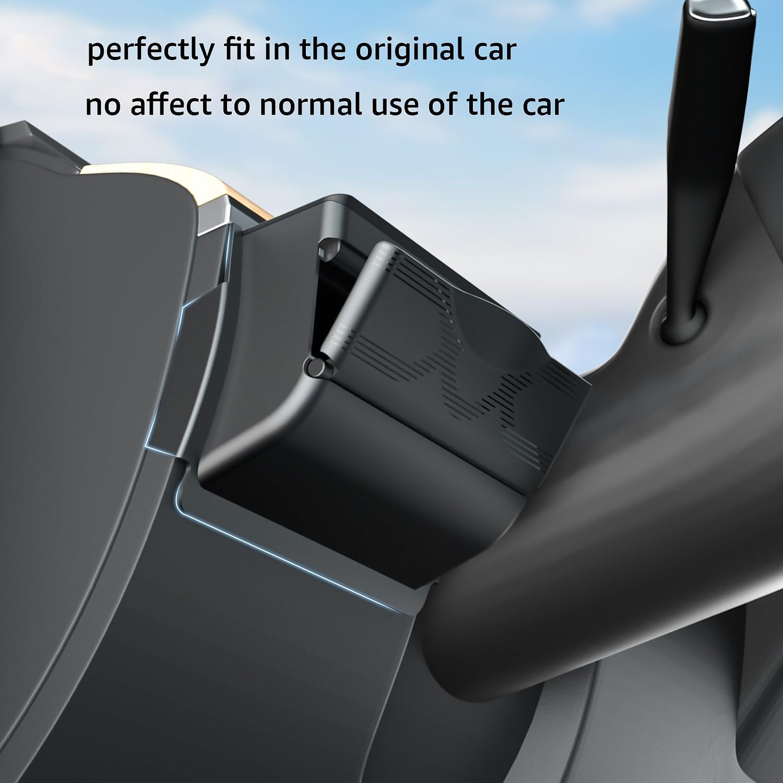 Tesla Model Y Dashboard Organizer Storage Box Accessories