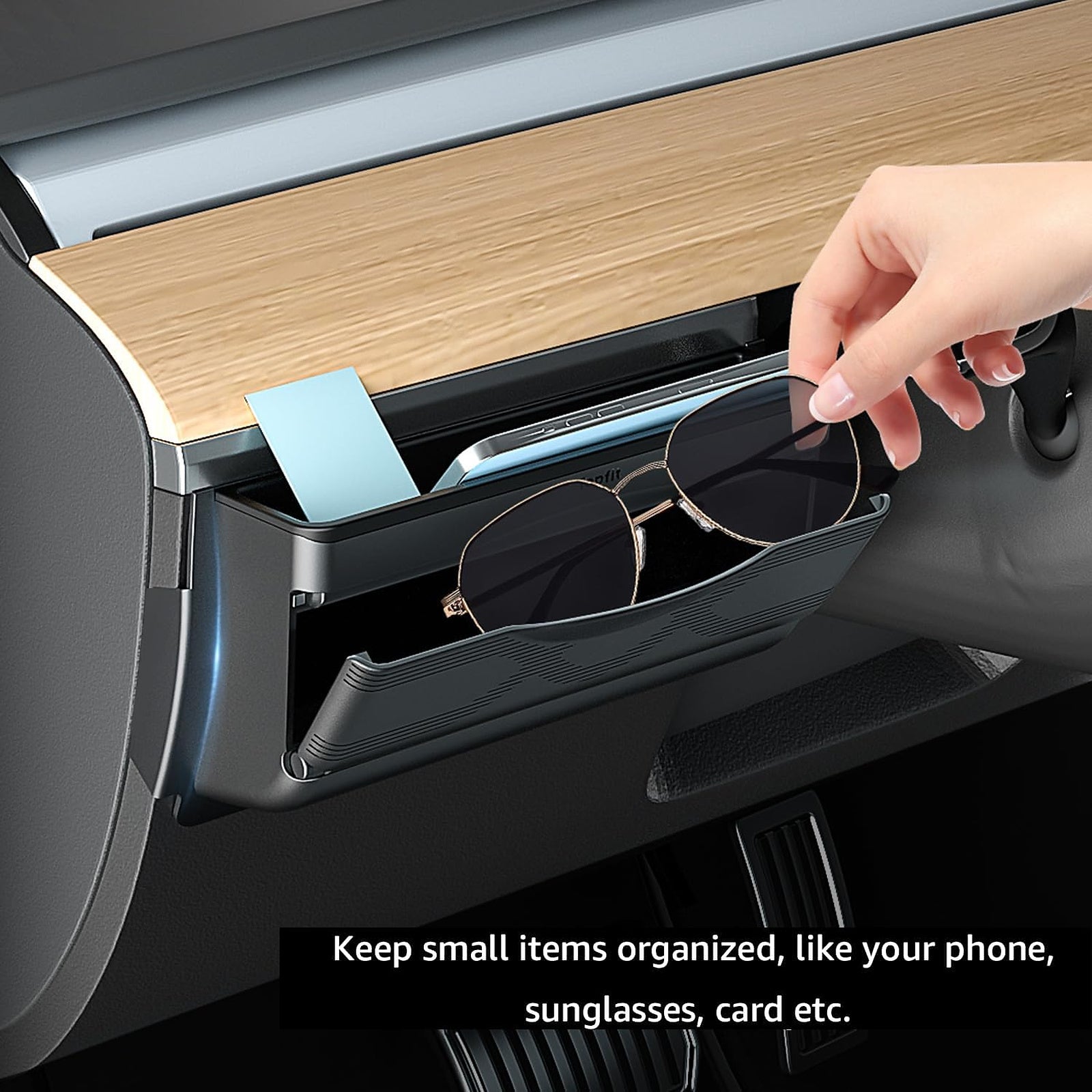 Tesla Model Y Dashboard Organizer Storage Box Accessories