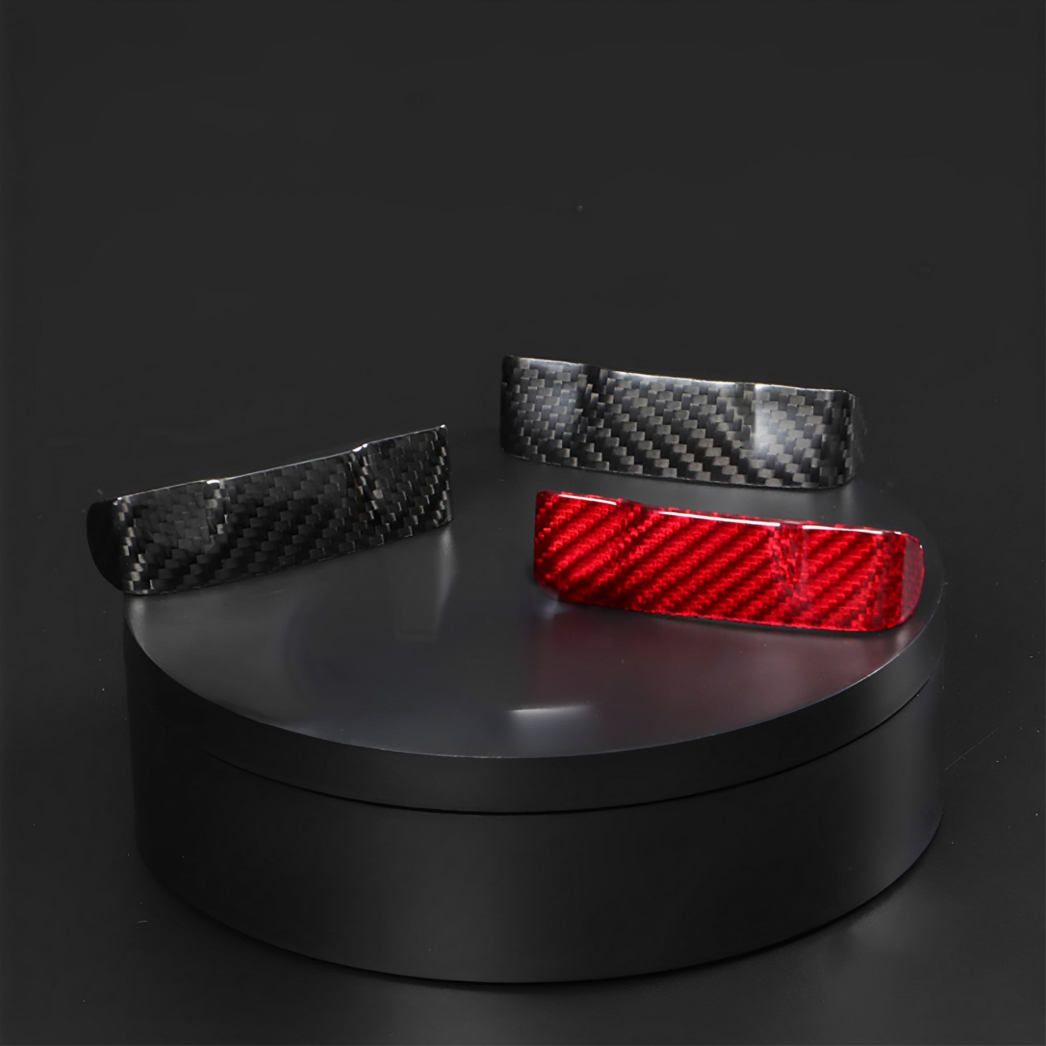 Real Carbon Fiber Seat Belt Cover for Tesla Model 3 / Model 3 Standard / Model Y / Model Y L / Model Y Standard (2-Pack)