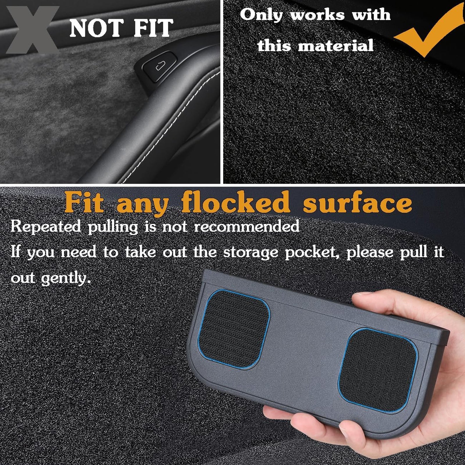 Center Console Organizer Tray & Silicone Storage Box for Model Y L