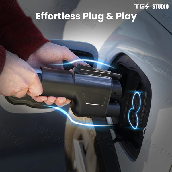 Supercharger NACS to CCS Adapter for DC Fast Charging Electric Vehicle Adapter Tesstudio®