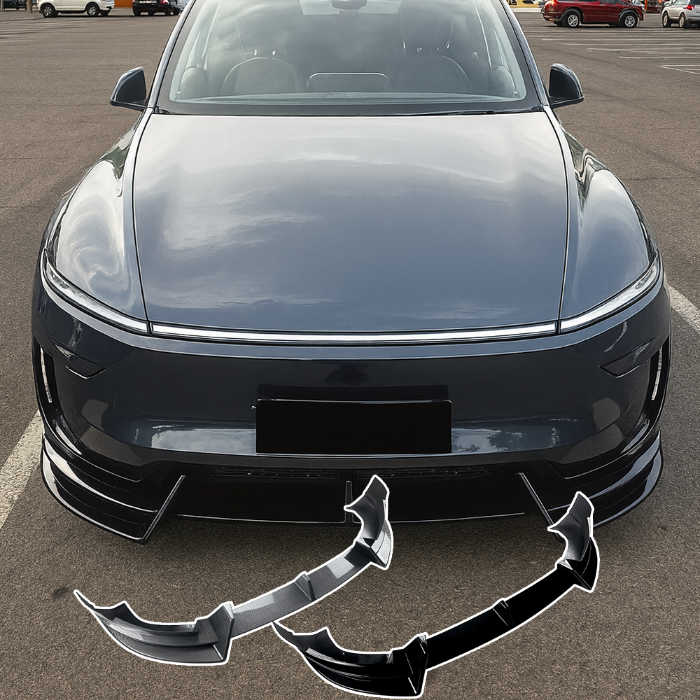 2025 Front Bumper Lip ABS Spoiler for Tesla Model Y Juniper Accessories