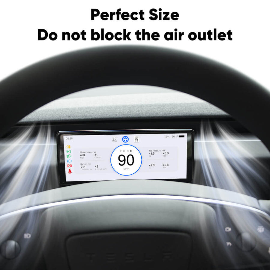 F62 Plus dashboard display for Tesla Model 3 Highland