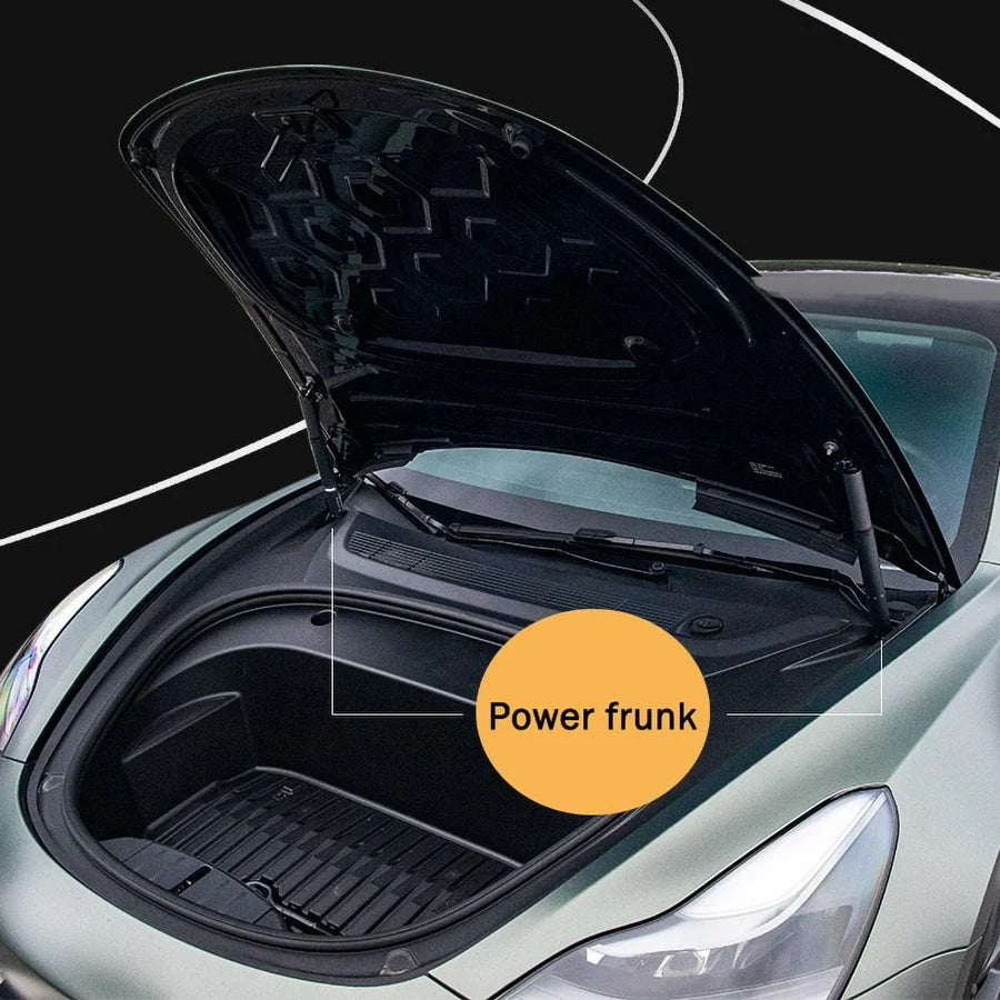 Electric power frunk kit for Tesla Model S with year-specific options