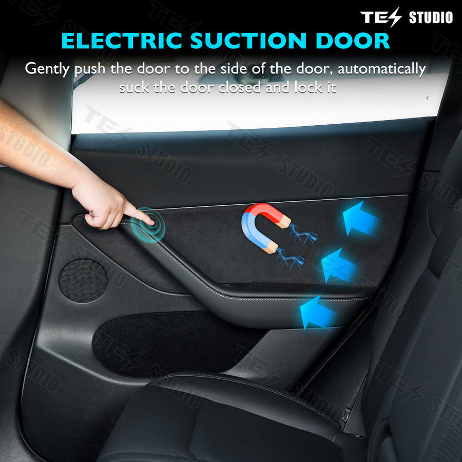 Four-door intelligent soft-close door kit for Tesla Model S