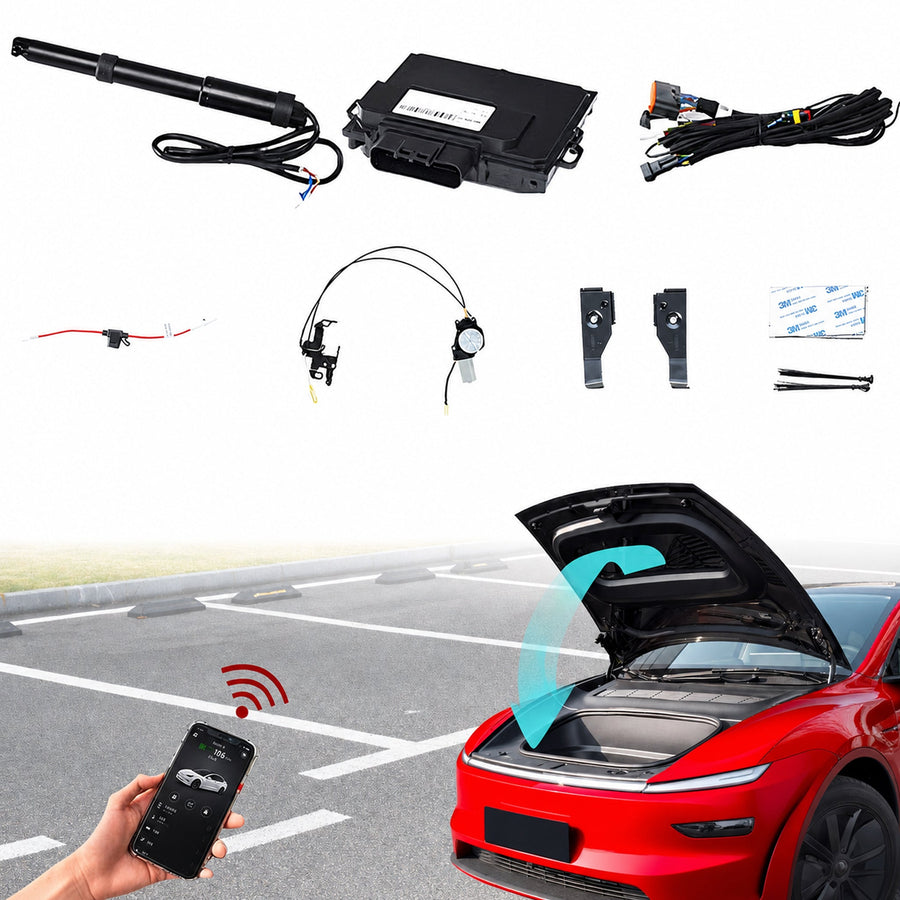 Automatic power frunk system for Tesla Model Y Juniper