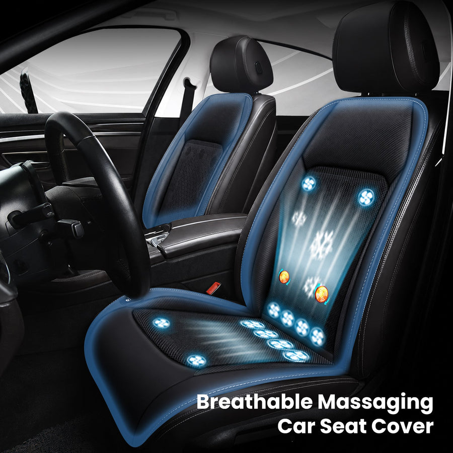 Breathable massaging car seat cover for Tesla Model Y L 2026.06+