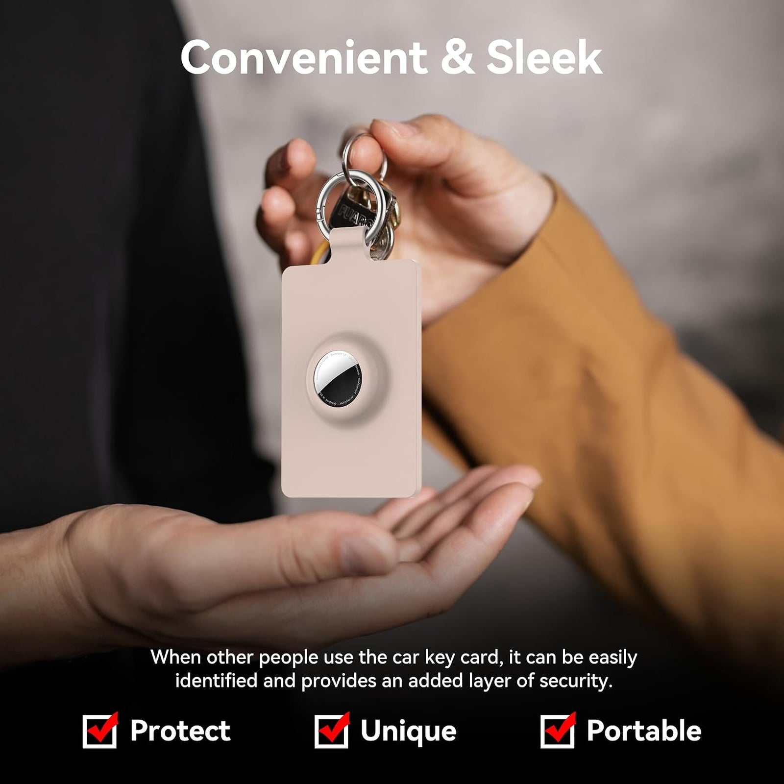 Tesla Key Card Holder with AirTag Slot – Silicone Protective Case for Model 3/Y/YL/YS/S/X/Cybertruck