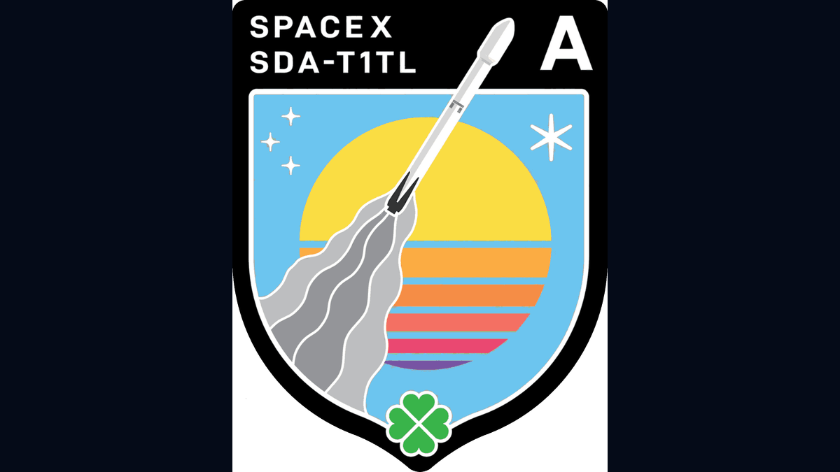 Official SDA-T1TL-A mission patch for SpaceX’s fourth Tranche 1 mission