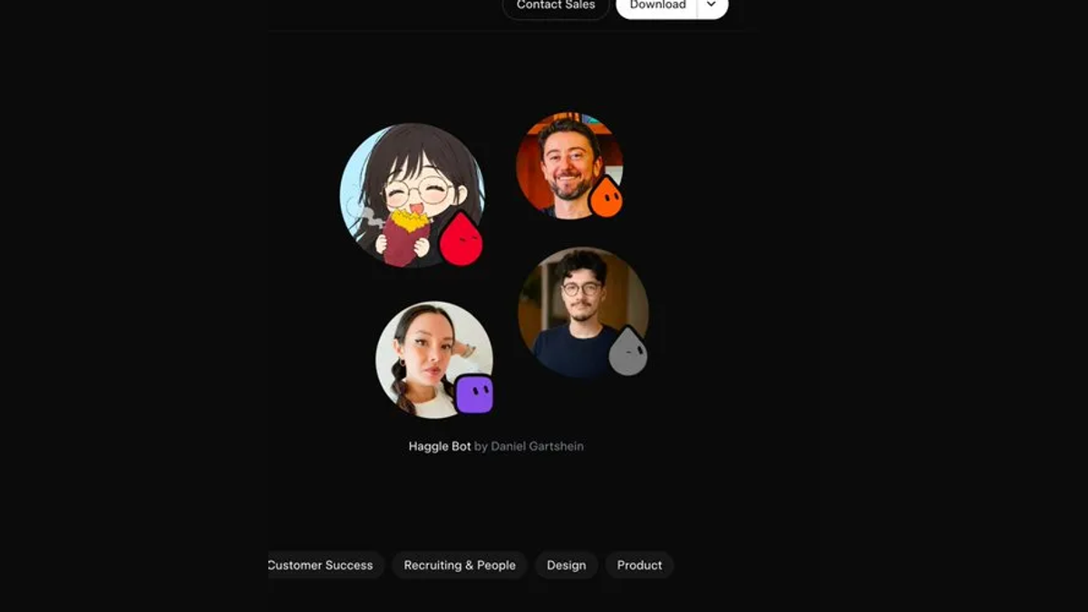 Cropped view of the Haggle Bot listing in the SpaceXAI Grok Bot Marketplace